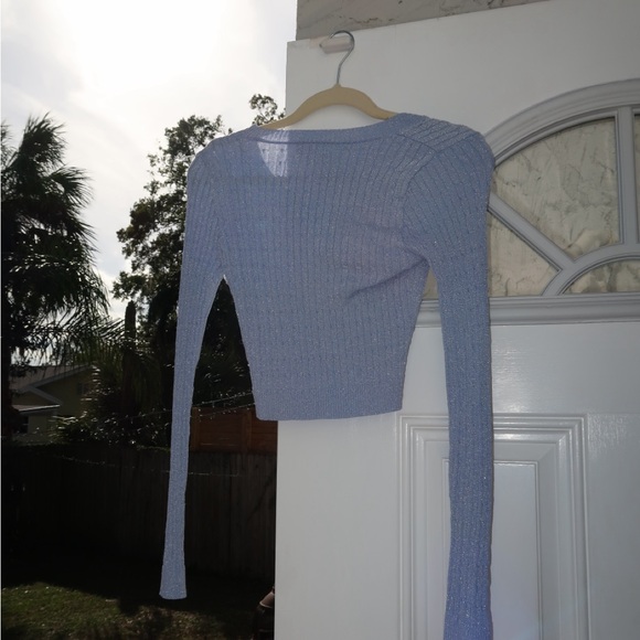 Superdown sparkly crop top - Picture 3 of 3